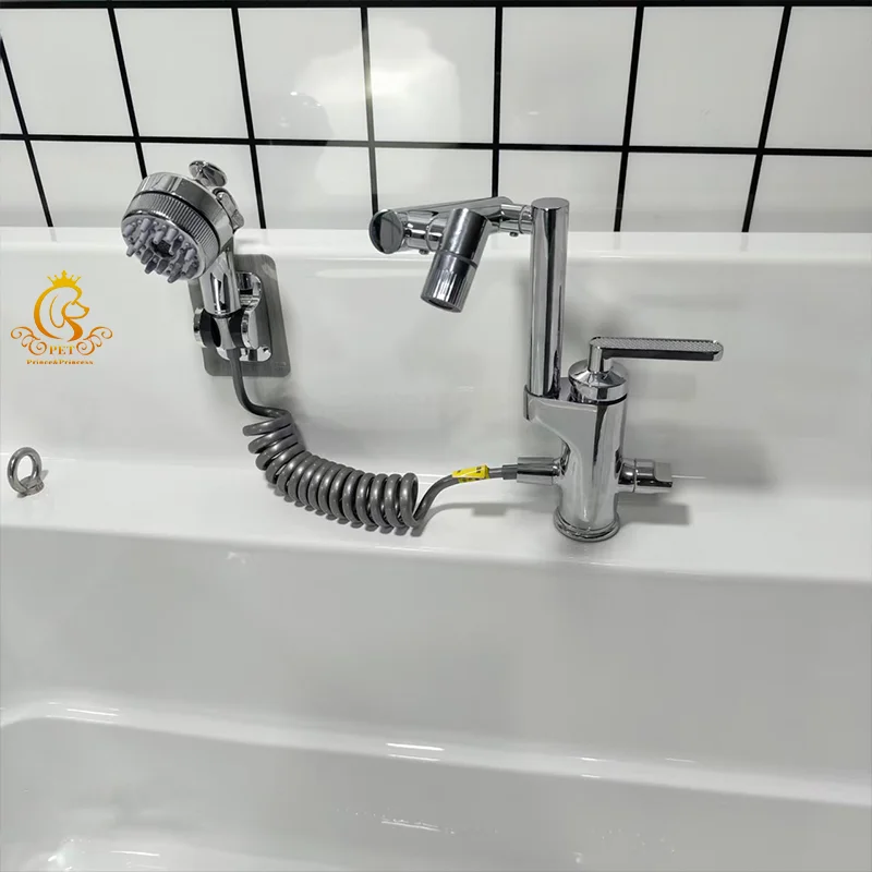 EUR PET Grooming Bath Tub Fiberglass Electric Lifting Tub Oem Professional Multifunctional White Acrylic Bathtub