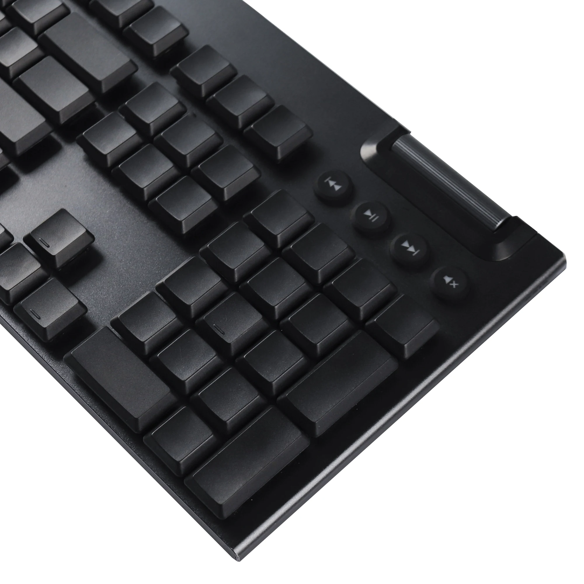 YMDK Solid Black White Blank PBT Material Keycap DIY Compatible for Logitech G813 G815 G913 G915 G913 tkl G915 tkl Keyboard