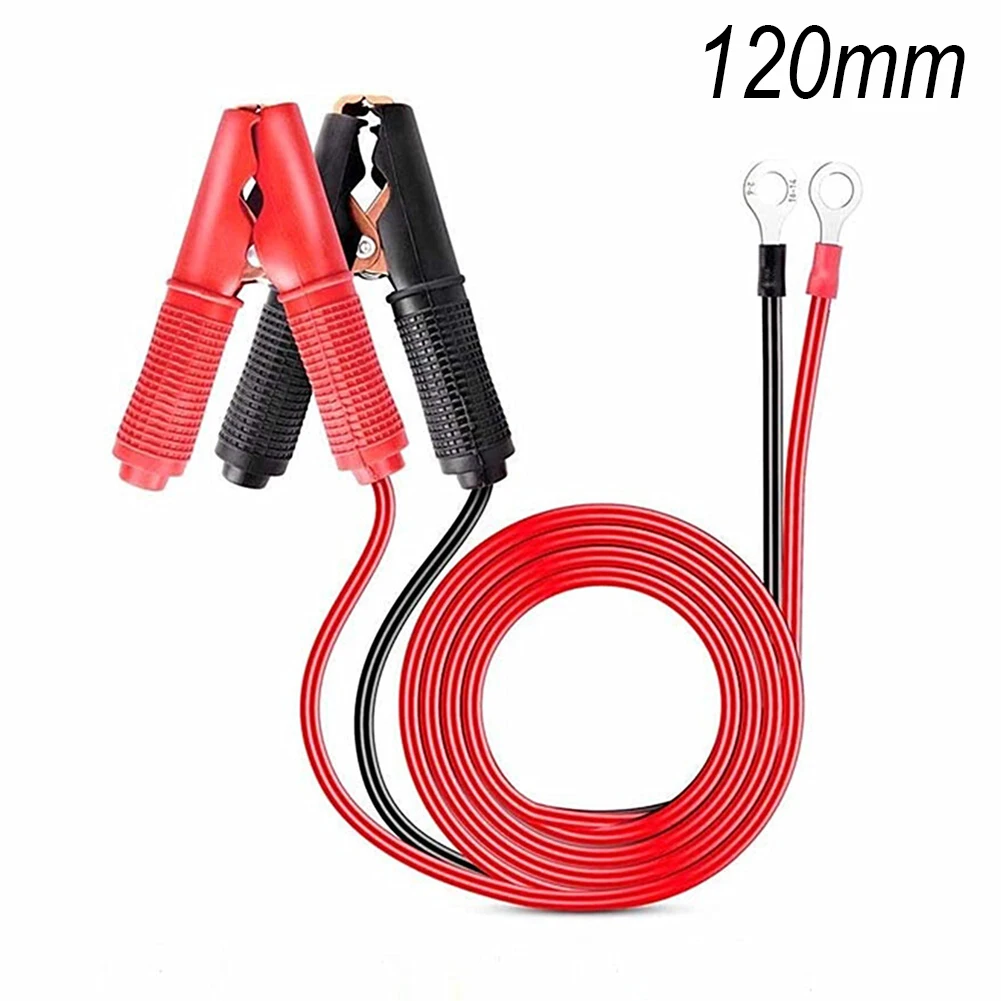 Powerful Connection Solution 30A Fuse Battery Clamp Cable Compatible with For Cars and Motorcycles Using For Alligator Clips