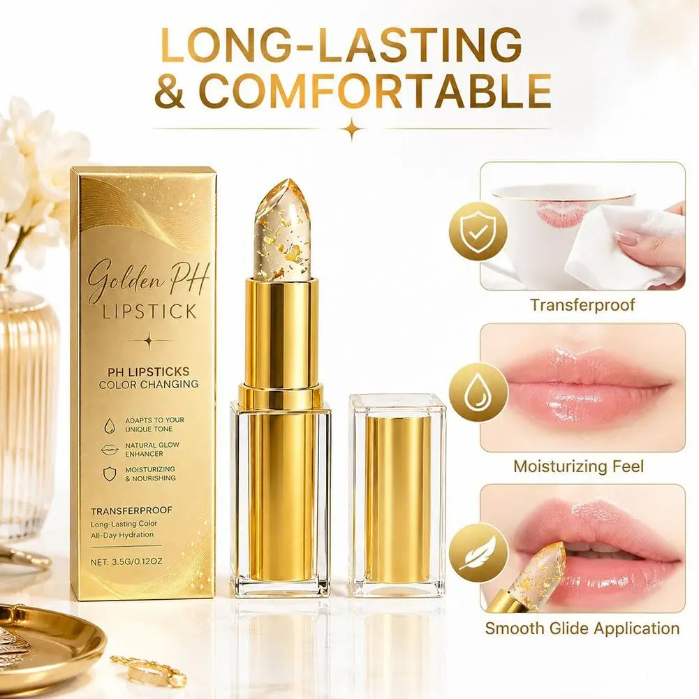 Color Changing Refreshing Lip Balm Lipstick Nourishing Reduce Lip Fine Lines Soft Pink Lips Moisturizing Non Greasy Lip Gloss