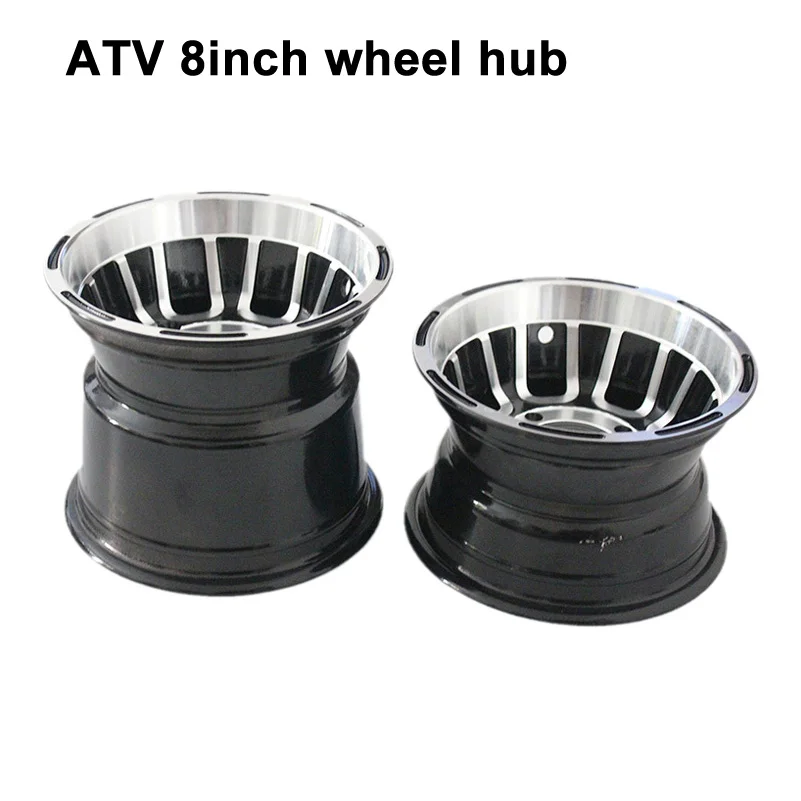 8 Inch ATV Accessories Front/Rear Wheel Hub for  Go-kart Off-road 4 Wheel Aluminum Rims  19x7.0-8 20x7-8 tire