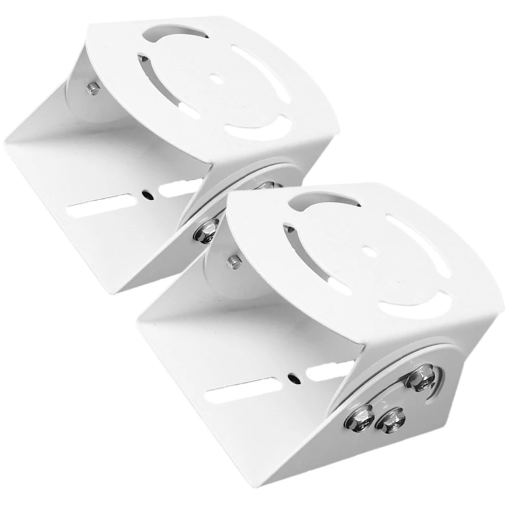 

2pcs Security Camera Bracket Wall-Mounted Steel Multi-Angle Adjustable Ip Camera Stand System Bracket Monitor Support