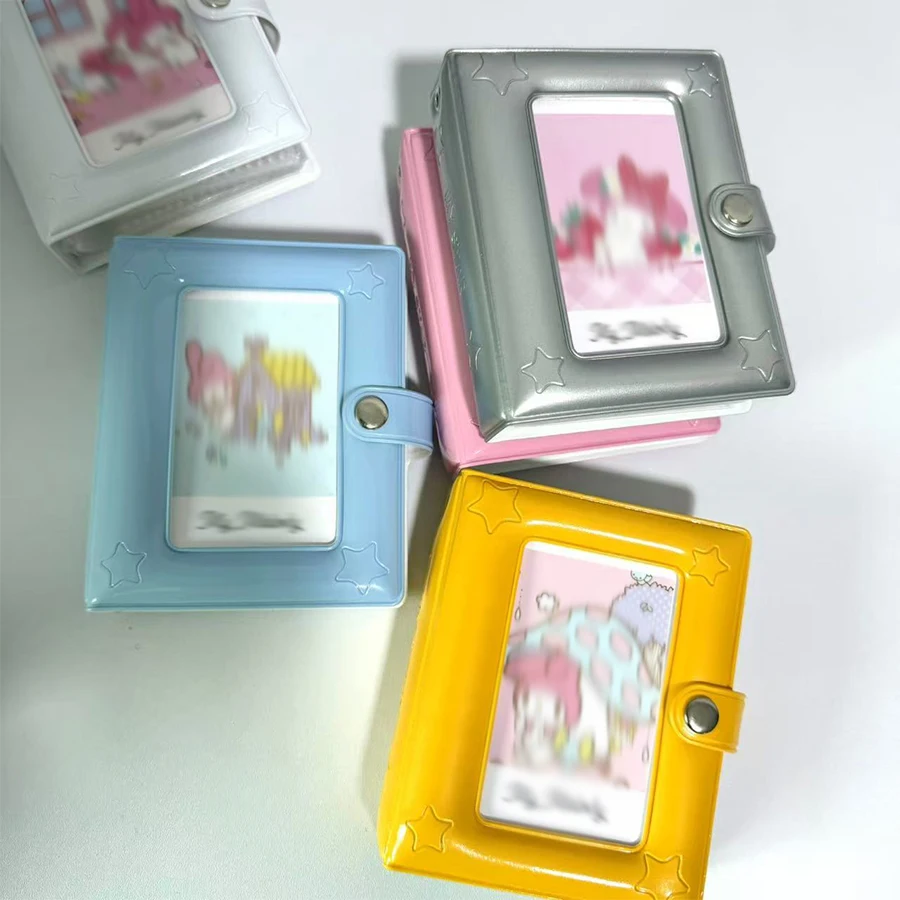 Photocard Holder Book, 3 Inch Mini Photo Card Binder 40 Pockets kpop photocard binder for Star Chasing Photo Collection