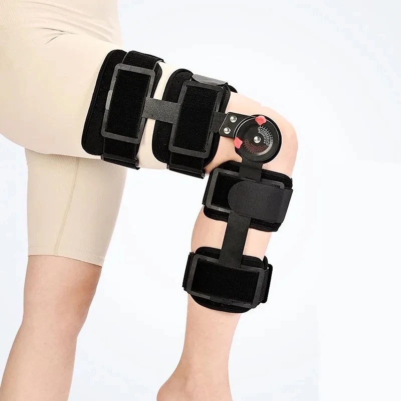 1PC Adjustable Leg Stabilizer Hinged Rom Knee Brace-Medical Knee Brace-For Meniscus Tear Arthritis ACL PCL Fracture Knee Support