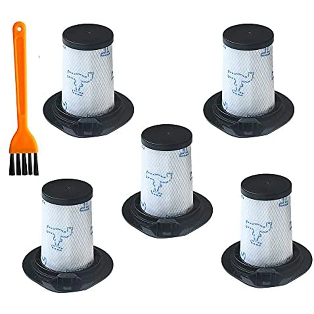 A09G-5 Pcs Filters for Rowenta Air Force 460 All in One RH92Xx and Air Force Flex 560 RH94Xx Vacuum Cleaner,Parts ZR009002