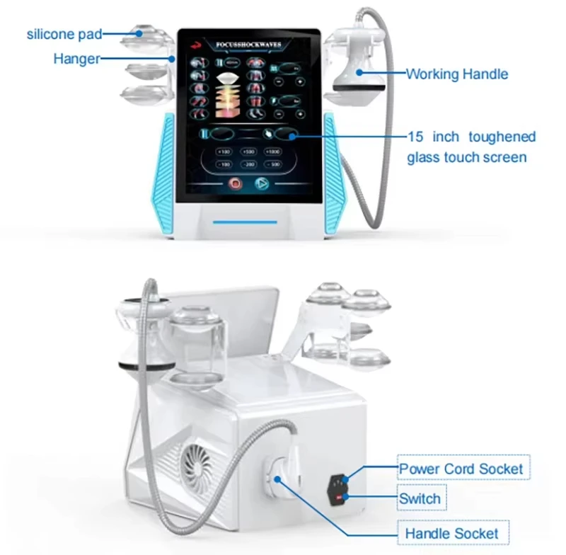 Focused Shockwave Portable Physical Therapy Machine Effective Pain Relief with ESWT Technology