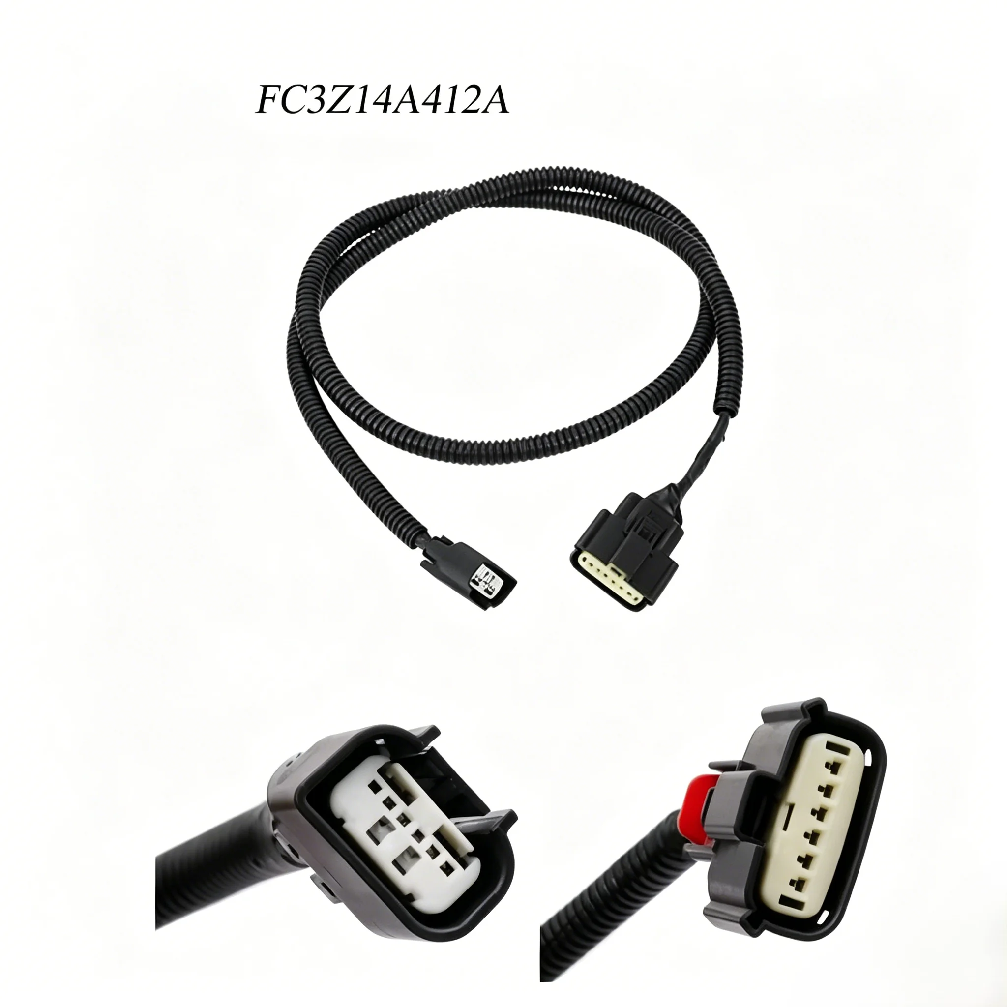 Tailgate Backup Camera Wiring Harness Compatible with Ford F350 F450 F550 Super Duty Trucks 2013-2016 Replace FC3Z-14A412-A DC3