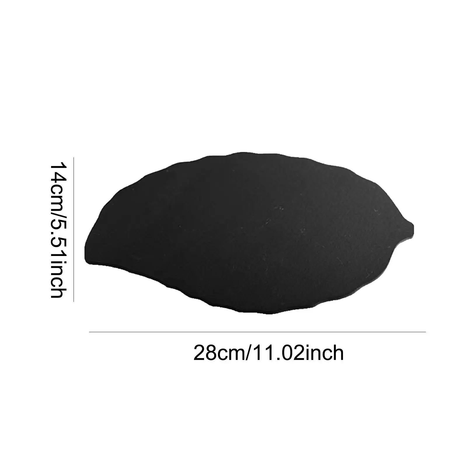 Slate Platter, Slate Board, Slate Serving Tray, Shaped Slate Serving Plate, Slate Cheese Board for Biscuit, Fruits