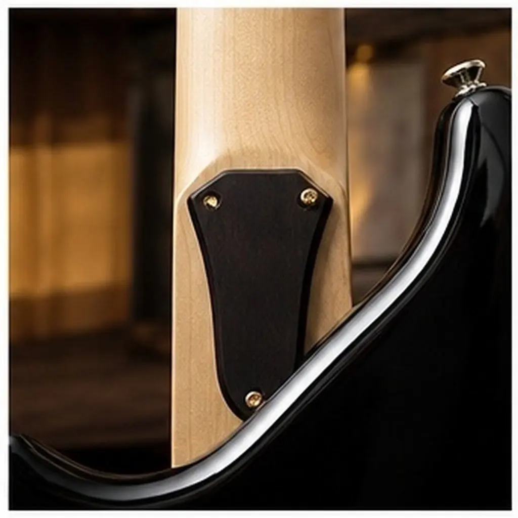 Rosewood Truss Rod Cover Bell Style Electric Guitar Bass Accessory 40Mm Center Bottom Hole Distance 17.3mm Screw Spacing 3 Hole
