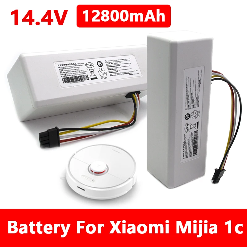 Batterie P1904 4s1p mm 12800mAh 14.4V pour aspirateur robot Xiaomi, pièces d'origine, accessoires de nettoyage, STYTJ01ZHM