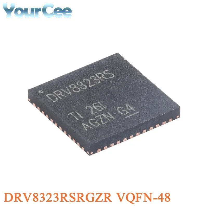 5PCS DRV8323RSRGZR VQFN-48 DRV8323RS Maximum 65V Three-Phase Smart Gate Driver Buck Regulator Current Shunt Amplifier Chip