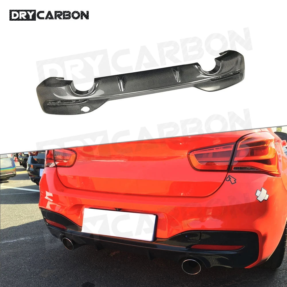 

Dry Carbon Fiber Car Rear Bumper Lip Diffuser for BMW 1 Series F20 M135i M140i M Sport 2016 -2018 Rear Diffuser Spoiler