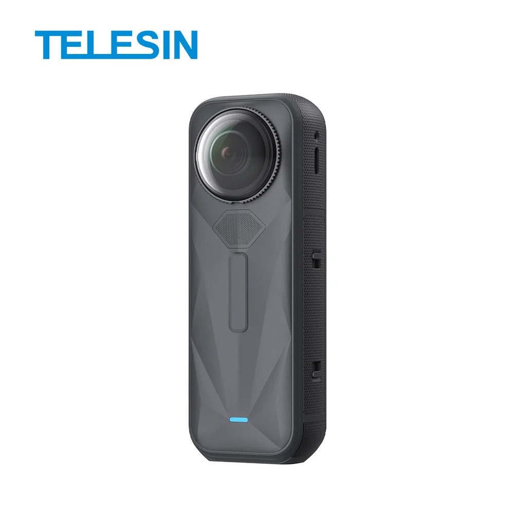

TELESIN 2-in-1 Insta360 X5 Camera Accessories Optical Glass Lens Guards with Full Coverage 99% HD Screen Protector