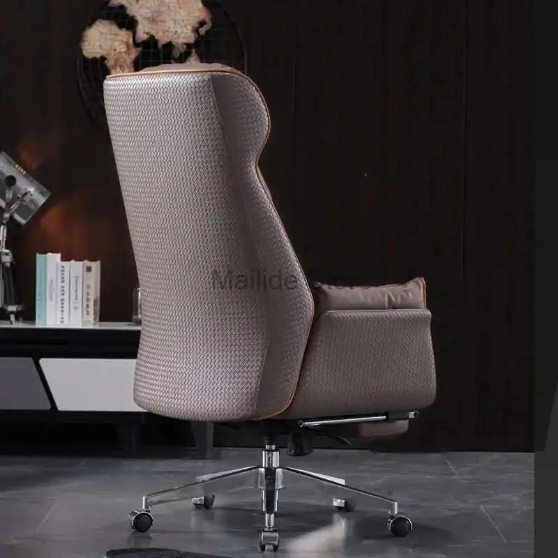 

Light Luxury Office Chairs Modern Office Furniture Boss Soft Backrest Computer Chair Conference Room Armchair Lift Swivel Chair