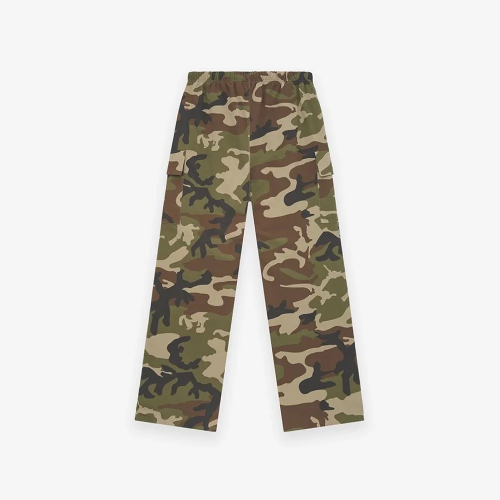 

Trendy Brand Autumn Collection Drawstring Woven Camouflage Work Pants Fashion Street Brand Men's Cargo Pants Causal Trousers