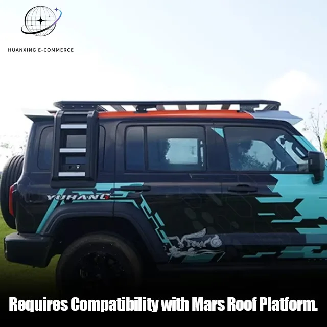 For Land Rover Defender 90/110 L663 2020-2024 Roof Rack Side Ladder External Modification Parts Combination Customization