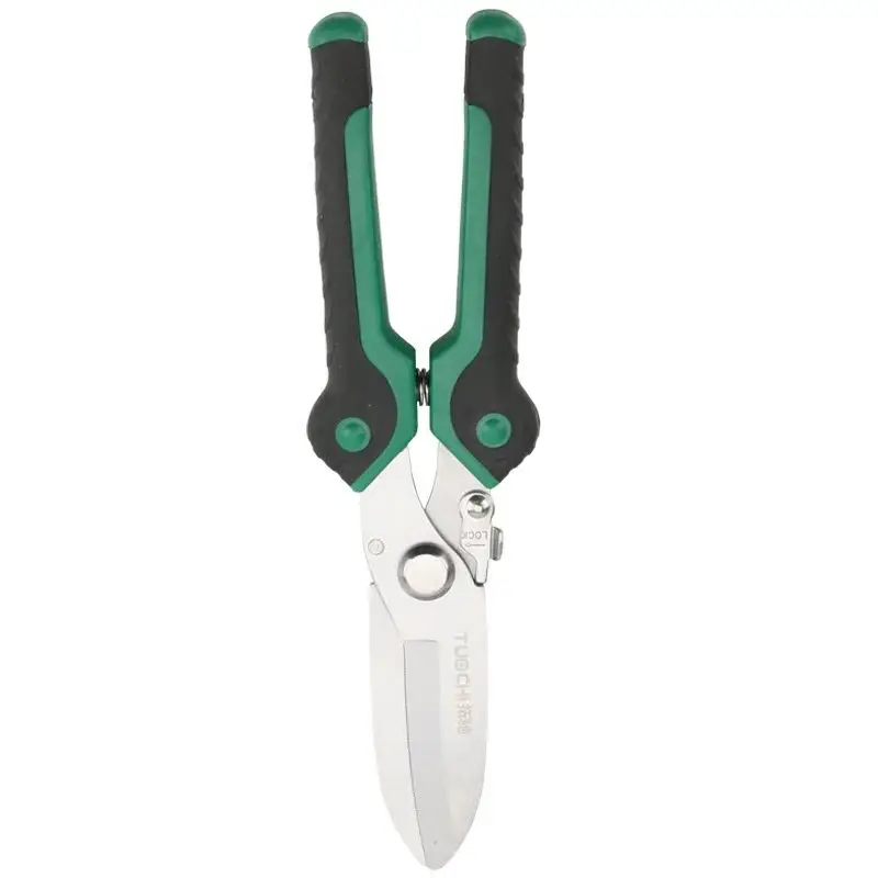 Tin Scissors Industrial Multi-purpose Gusset Trunking Shears PVC Wire Electrical Shears Garden Pruning