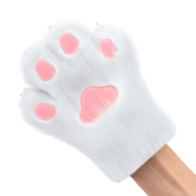 New Plush Animal Claws Nails Gloves Anime Cos Costumes Accessories For Halloween Girls Prom Cosplay Props Accessories