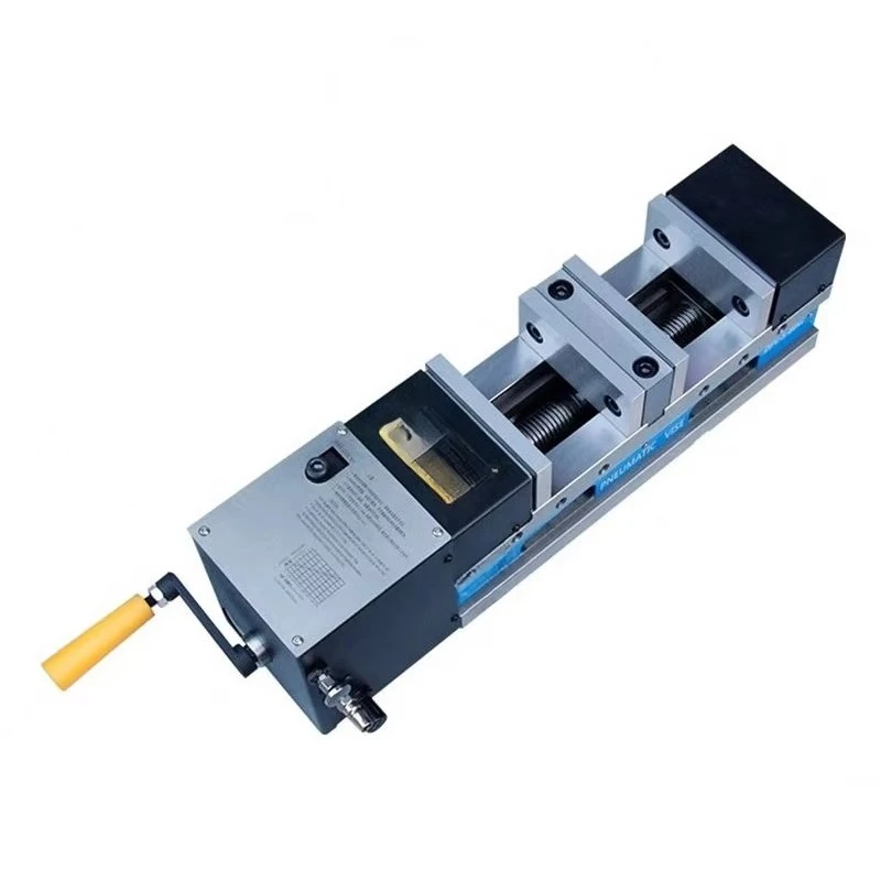 Mesin Vise Hidrolik Pneumatik 5-inci 6-inci dengan Saklar Ganda untuk Mesin CNC, Vise Hidrolik Berat dengan Gaya Ganda