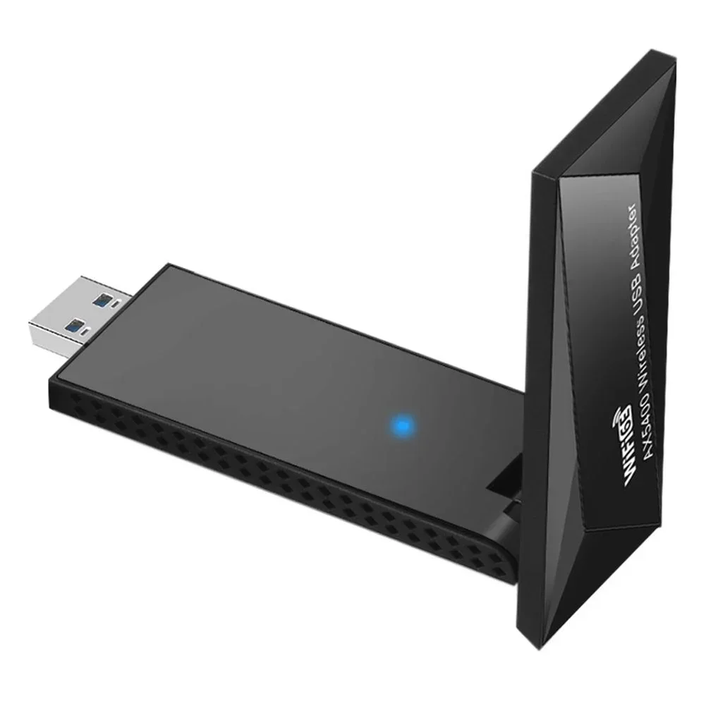 Tarjeta de red WiFi 6E de 5400Mbps, adaptador USB 3,0, tribanda 2,4G, 5G, 6G, receptor WiFi Dongle para PC, ordenador portátil, Windows 11 10
