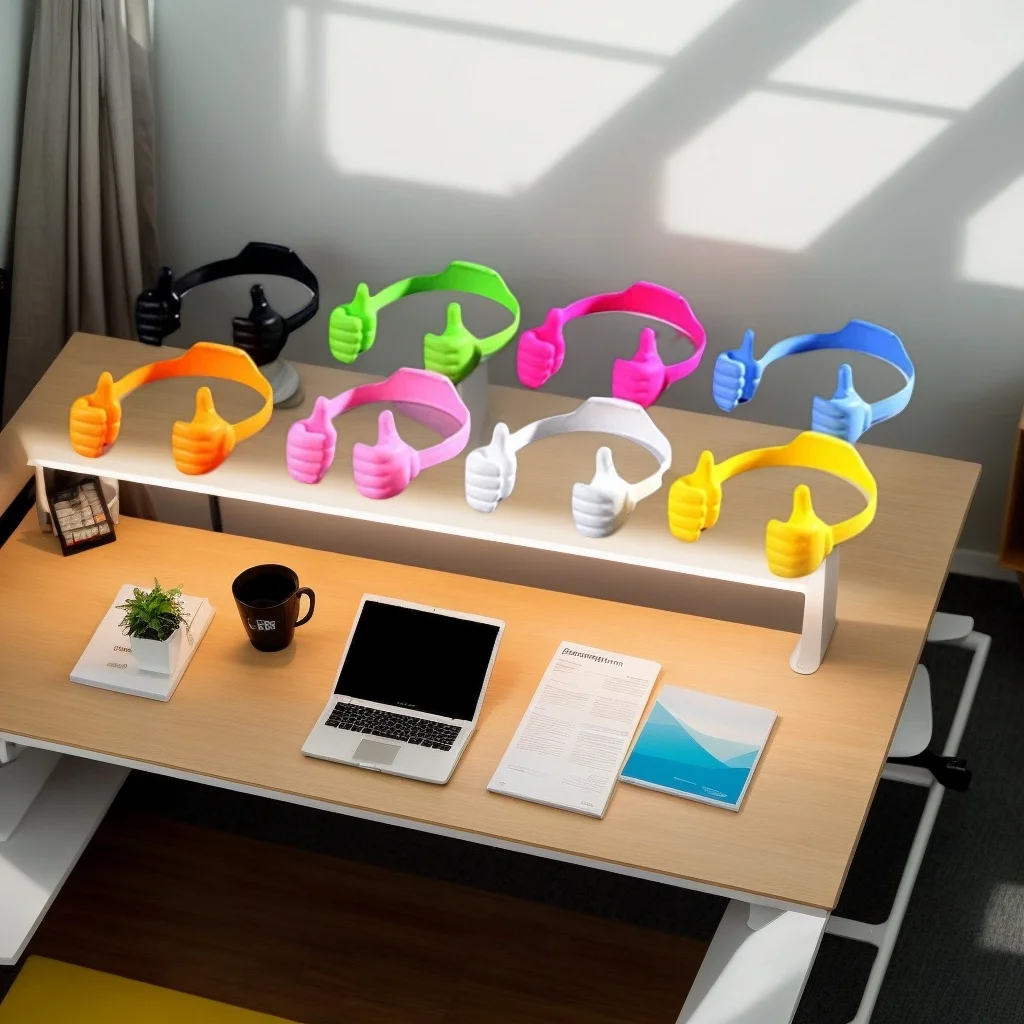 

​​Thumbs Up Universal Phone Holder - Adjustable Plastic Stand for iPhone Xiaomi Samsung​​