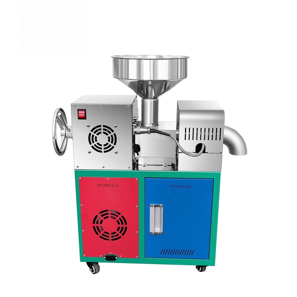 Oil Making Machine Mini Commercial Cold Peanut Coconut Cocoa Avocado Olive Sunflower Oil Press Machine