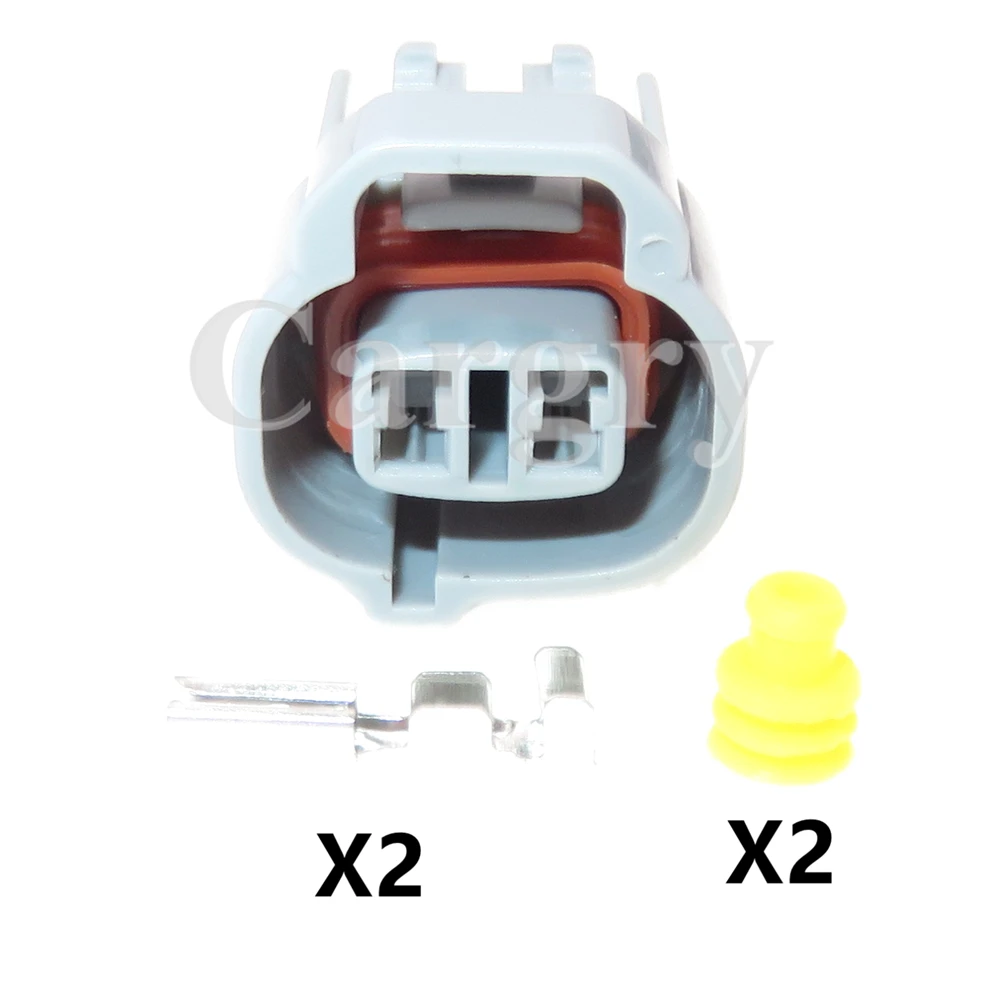 1 Set 2P 6189-0031 Car Sealed Connector AC Assembly Automobile Solenoid Valve Electric Wire Cable Waterproof Socket