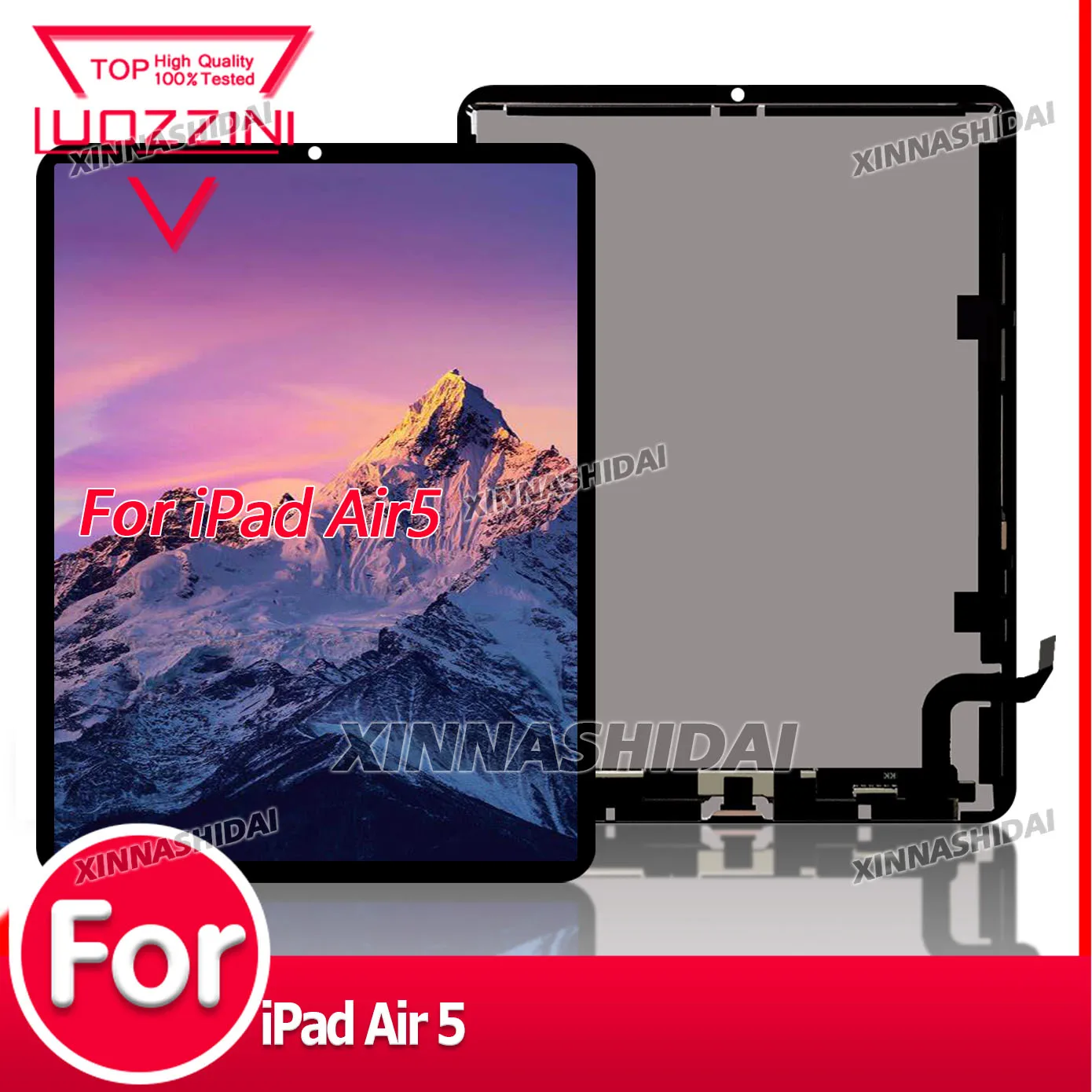 New Display For iPad Air 5 LCD 5th Gen Air 5 2022 A2588 A2589 A2591 Display Touch Screen Digitizer Assembly Panel Replacement