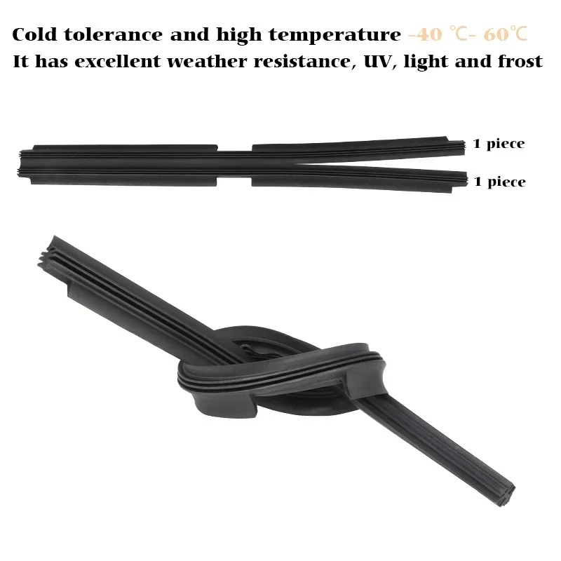 1PCS Car Wiper Blade Refill Natural Rubber Replacement Strip for Valeo Type 8MM 14\