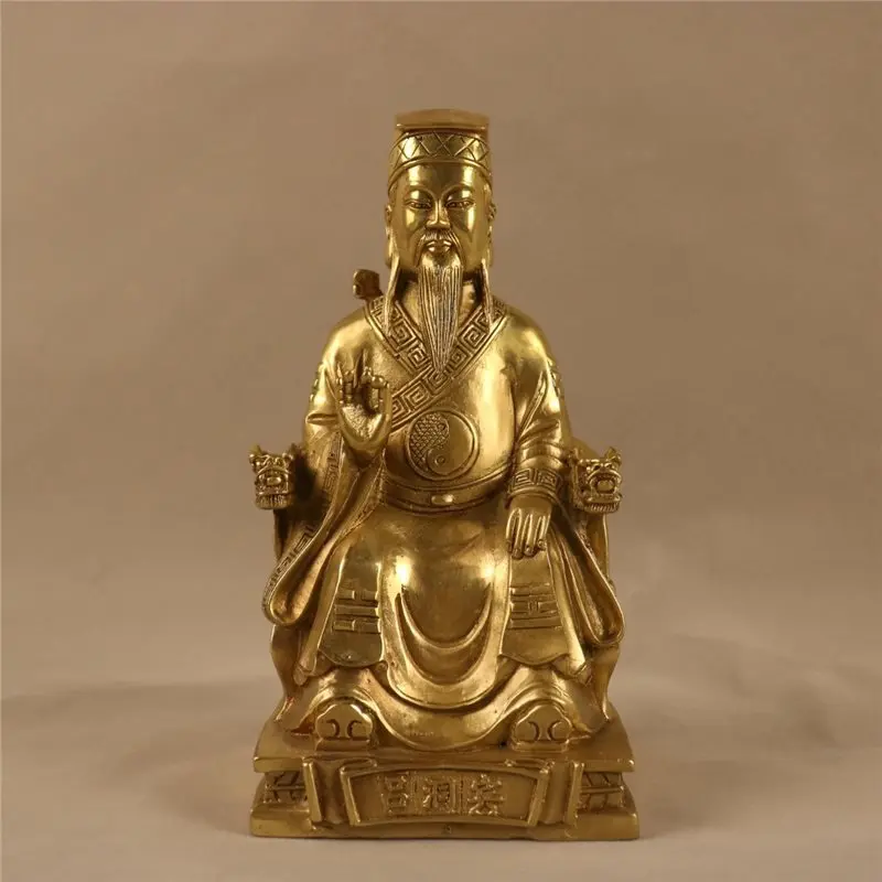 

Латунная прихожая, новый стиль, статуя Зу Чистого Ян, остановочного Донбина, домашний буддийский зал, восемь бессмертных пересекающих морских Донбинов Sta