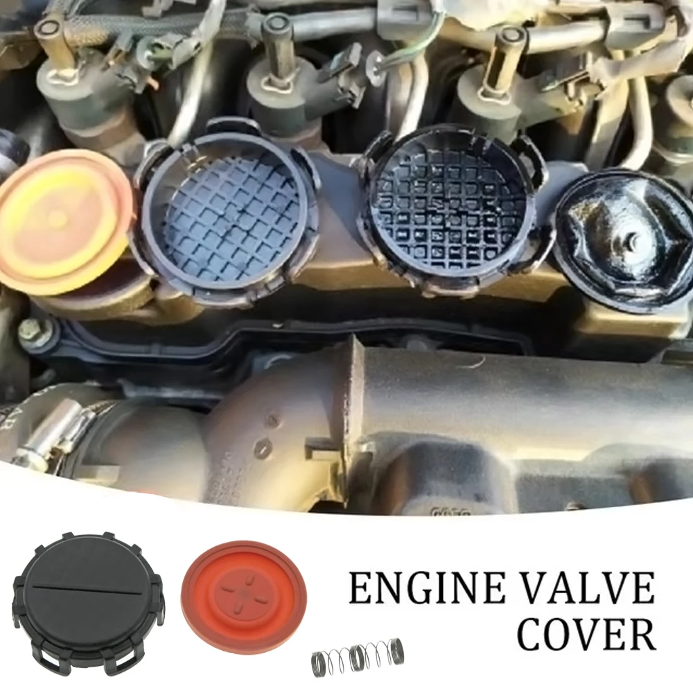 11127804877 PCV Valve Cover Repair Kit Valve Cap With Membrane For Ford MINI Cooper R56 1.6 DI 9651815680 1479837 31259241