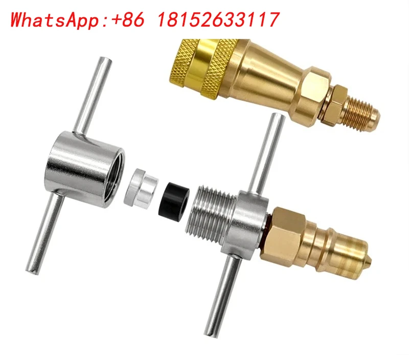 1/4 冷蔵庫クイックコネクター、フッ化物充填およびパイプライン洗浄浚渫ツール用 MM