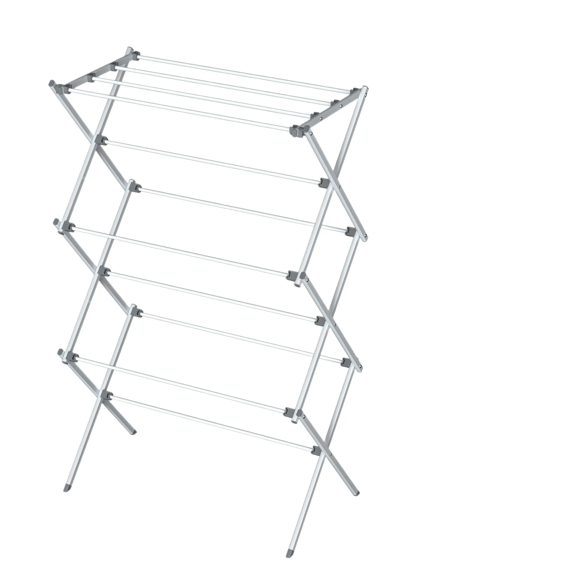 Folding Clothes Drying Rack, Large Capacity Portable Laundry Rack for Balcony, Over Door Towel Dryer for Baby Clothes Socks