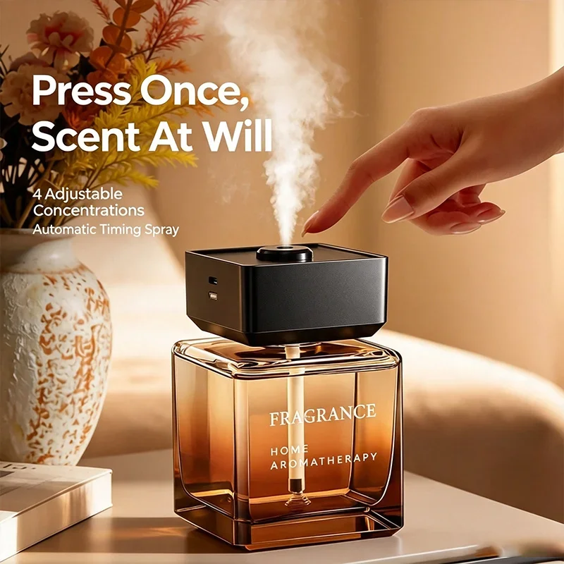 Home Fragrance Spray Hotel-grade Auto Scent Spray Long Lasting Deodorizer Bedroom Bathroom Toilet Indoor Air Freshener Diffuser