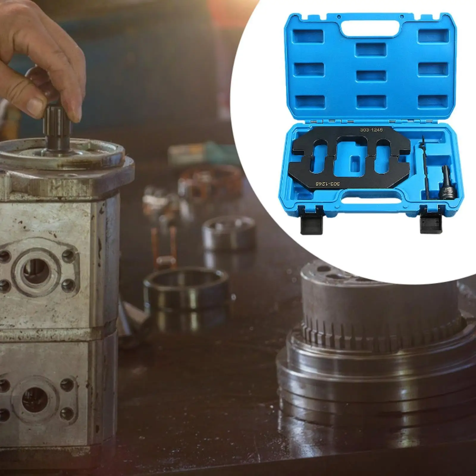 

Инструмент для блокировки распределительного вала двигателя Ремонт автомобиля Стальное обслуживание автомобилей