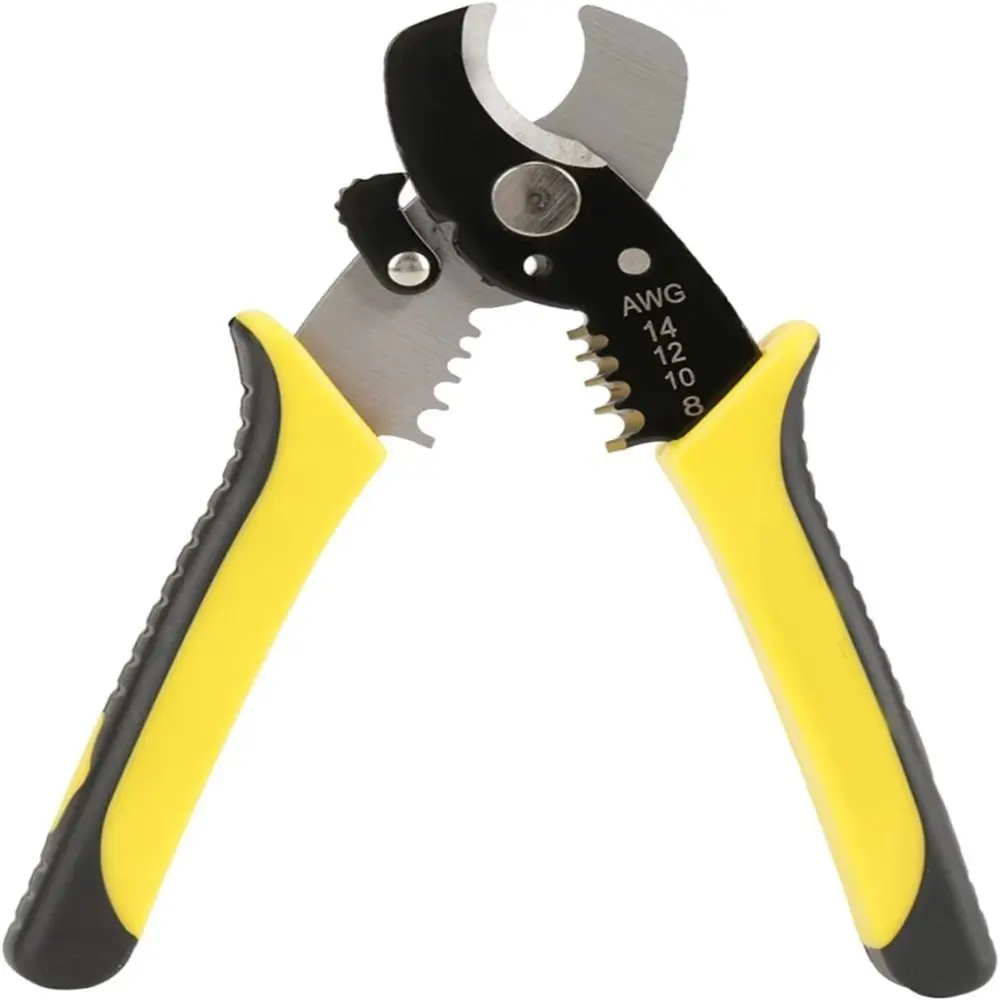 

Manganese Steel Wire Cutting Tool 2-In-1 Design Professional Grade Cable Stripping Tool High-Quality Versatile Function