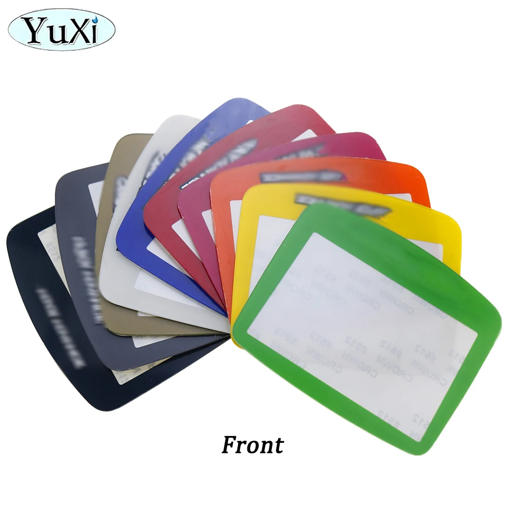 1Pcs Plastic Screen Lens For GBA LCD Mirror Cover Protector With Back Adhesive Sticker For GameBoy Advance Accessorie