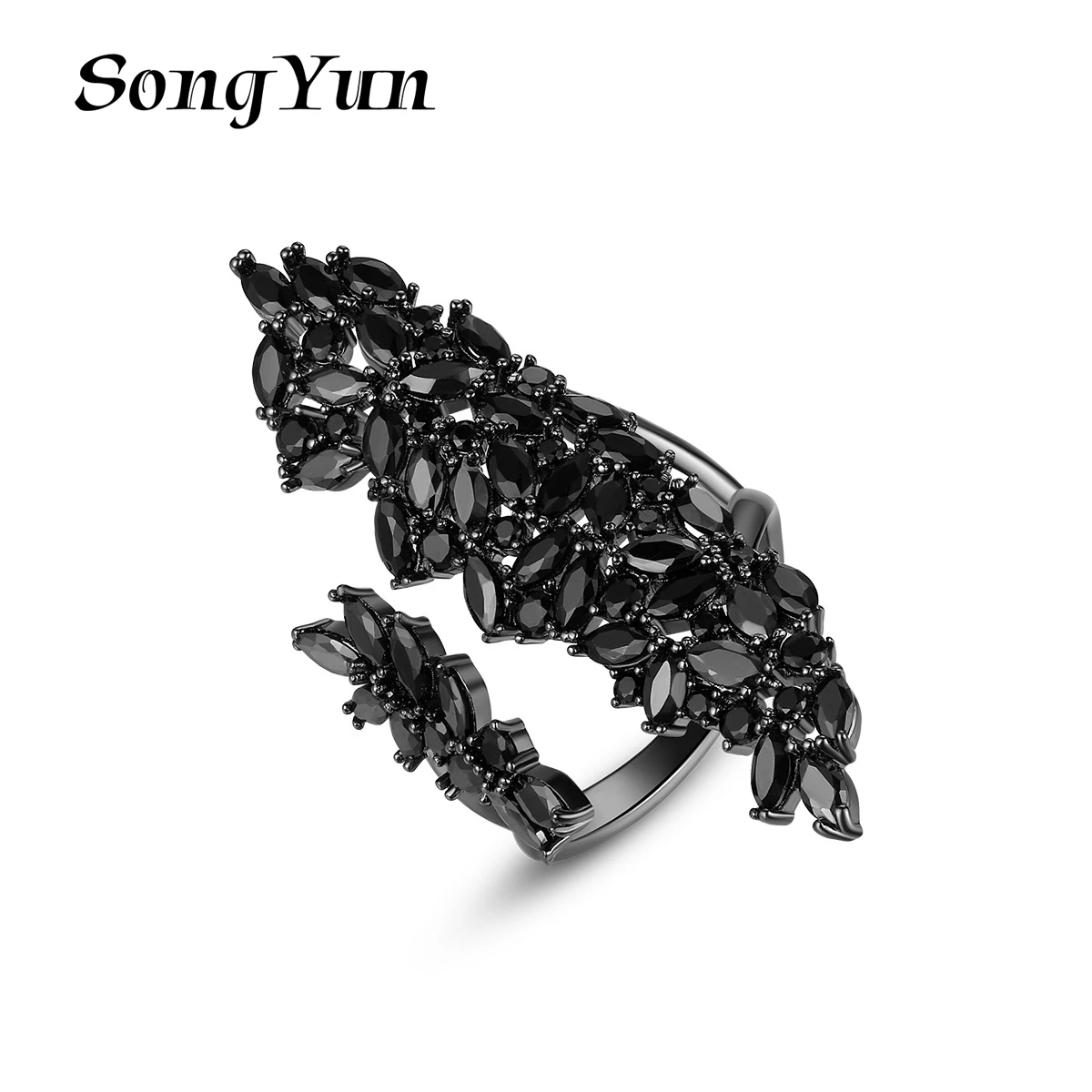 

SongYun Jewelry MHT Quality Brass Ring Wedding Band CZ 7A Zircon Wedding Bridal Luxury Jewelry Women Rings Fashion Jewelry