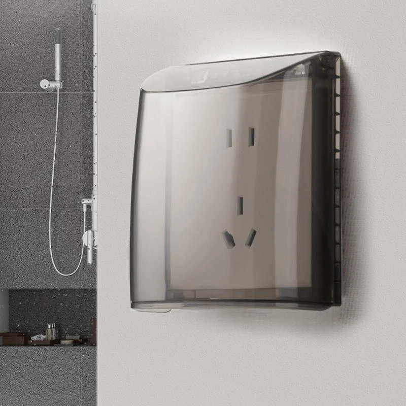 

86 Type Outdoor Socket Waterproof Box Socket Case Receptacle Protector Plastic Electrical Outlet Cover Dustproof Box 37JD