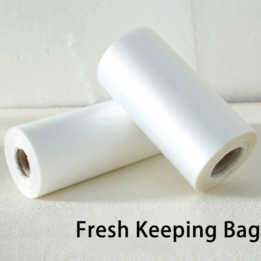 

Eco-Friendly Large Roll Food Fresh Keeping Bag Tear-Up Supermarket Roll-Up Bags for Kitchen Freezer - Kitchen Storage