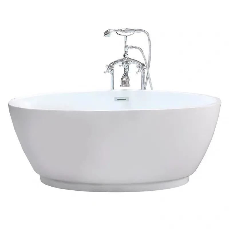 

Sanitary Ware Egg Type Independent Acrylic Single Adult Hotel Engineering Tooling Bathtub Simple Wind Widening