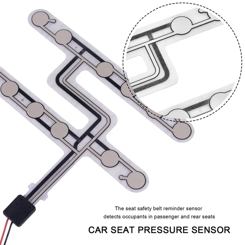 4X Universal Car Seat Pressure Sensor Safety Belt Warning Reminder Pad Occupied Seated Alarm Accessory A