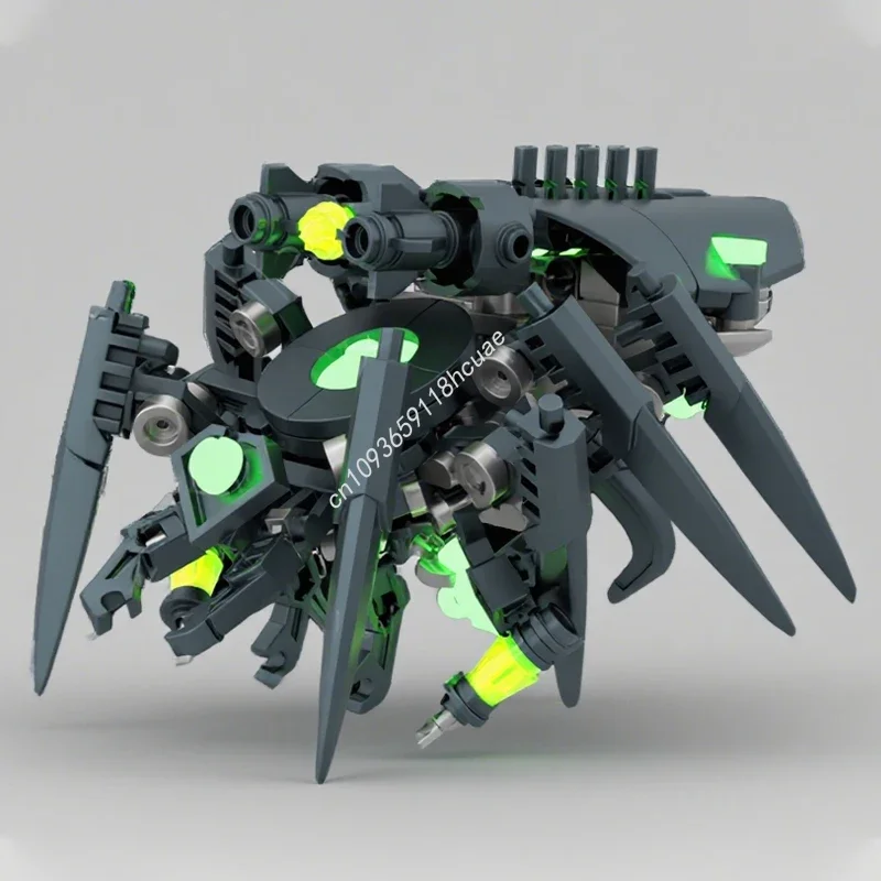 

Набор строительных блоков MOC Necrons Canoptek Spyder (186 деталей) — готическая научно-фантастическая модель из вселенной, развивающая игрушка, подарок на Рождество