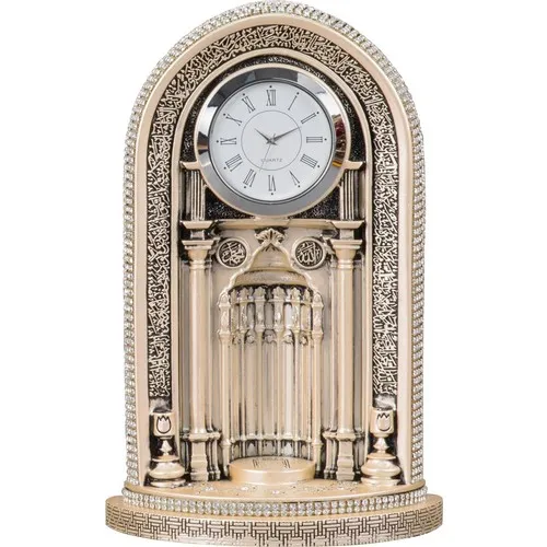 Clock Mihrab Boytu Medium Pearl Sculpture Hand Art