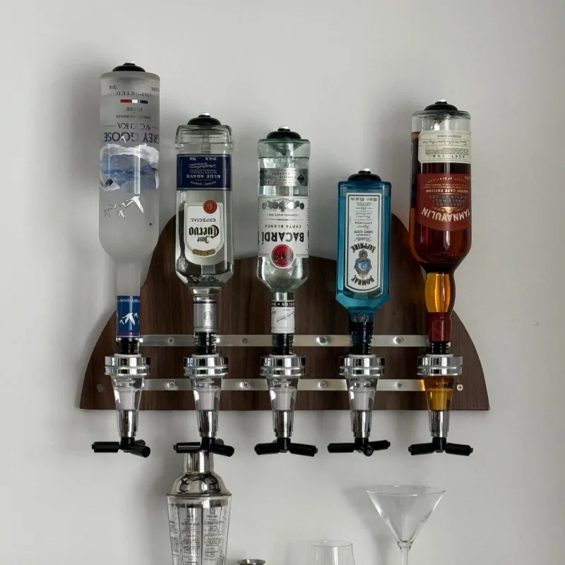 Wall Mounted Liquor Dispenser 1 2 3 4 6 Head 25ml 30ml 35ml 45ml Measured Pourer