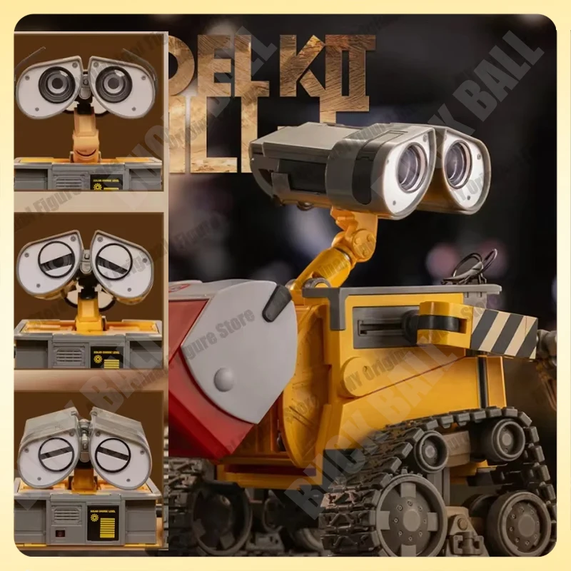 재고 있음 GONG WALL·E 조립 모델 키트 15cm 귀여운 로봇 WALL·E 피규어 힐링 로봇 애완동물 컬렉션 어린이 장난감 크리스마스 선물