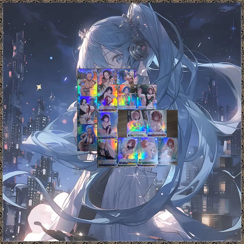 Japanese Anime Goddess Story One Piece DIY ACG Collectible Cards Birthday Toy Gift Vivi Nami Robin Hancock Kalifa Nakano Miku