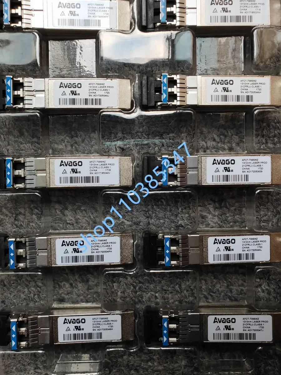 1PCS AVAGO SFP 10G 10KM/AFCT-739SMZ/10G LR 1310nm 10Km SFP Single Module sfp fiber/avago 10g lr switch/10g LR transceiver
