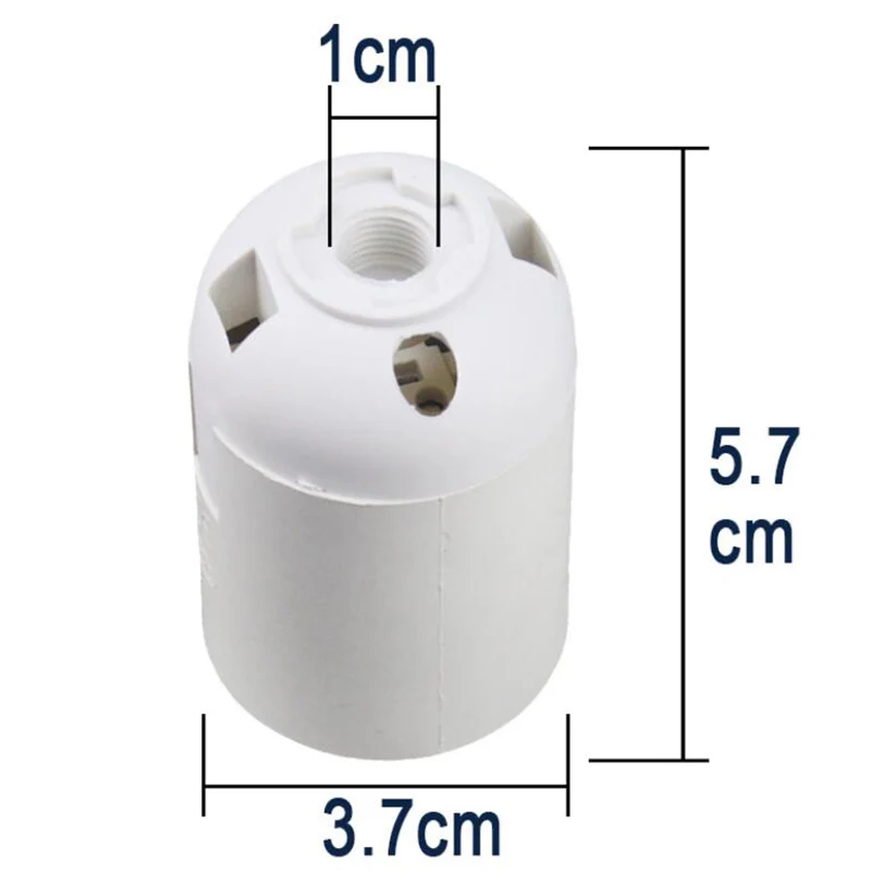 1pcs electric e27 Light Bulb Lamp Holder Base Converter Socket Pendant Lampshade Ring Splitter Screw for led bulb lighting F2