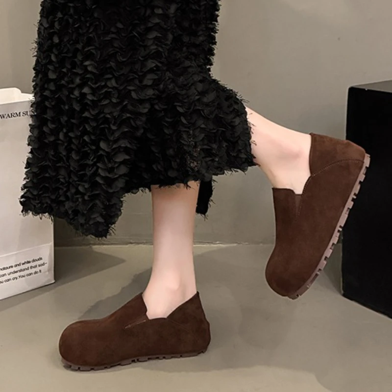 新しいスタイルの女性のファッション女性のカジュアルな通気性のあるシングル快適な耐摩耗性の高品質の売れ筋シングルシューズ